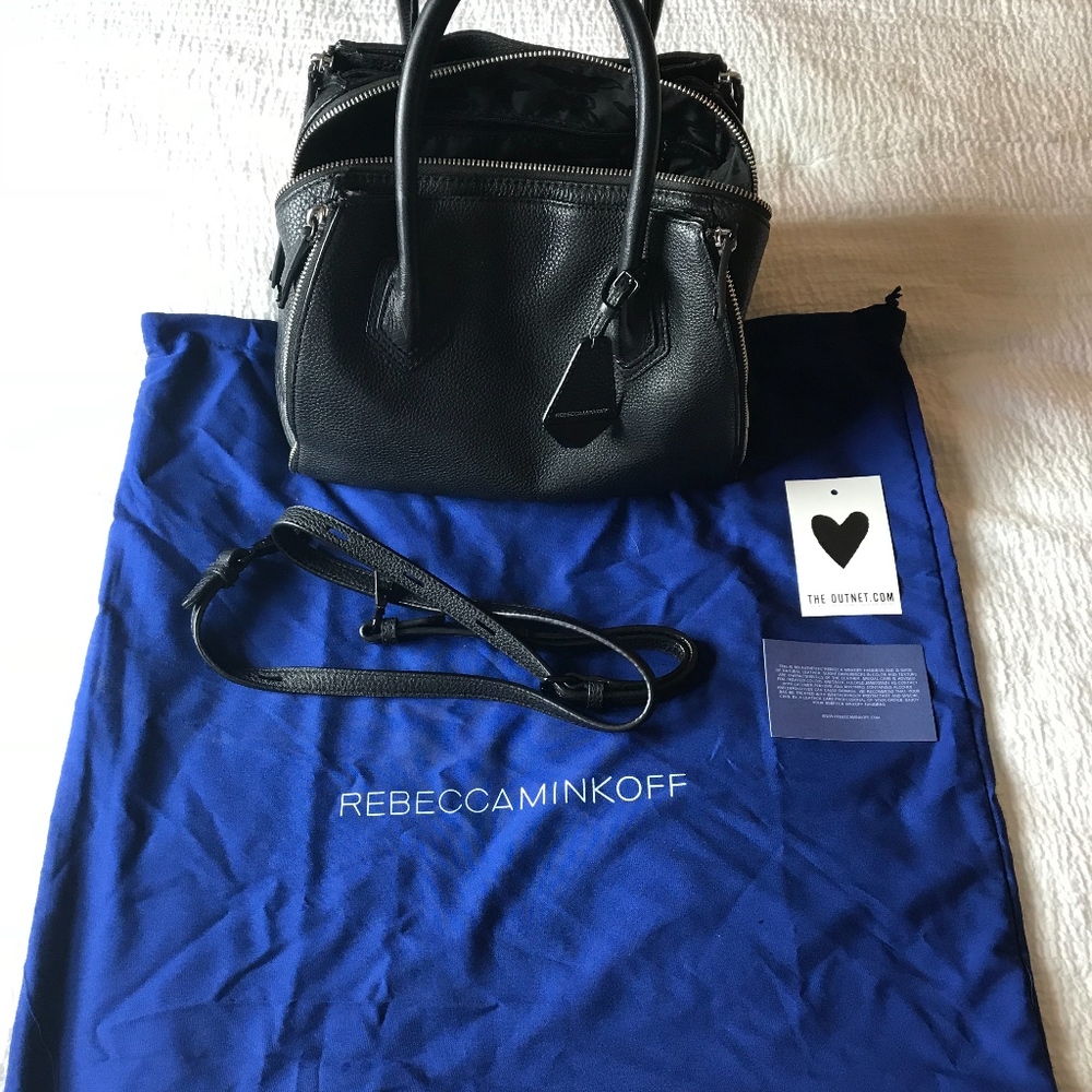 Rebecca Minkoff Mini Perry Satchel, Black